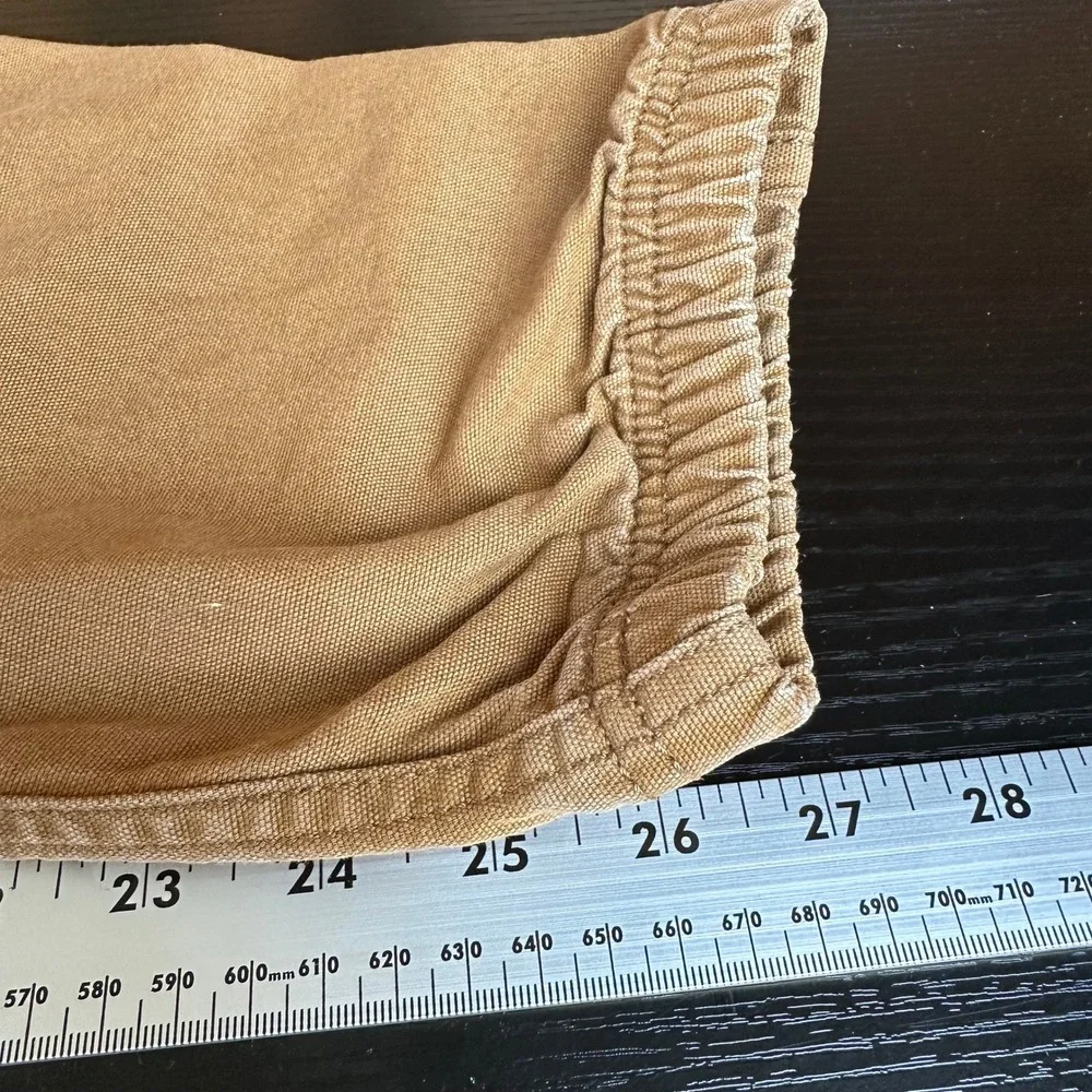 Carhartt Mens Relaxed Fit Canvas Jogger Pants Brown 40 Short Carpenter Utility - Picture 11 of 12